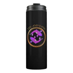 Japanse goudvis Yin en Yang Thermosbeker