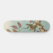  Japanse groene kunstvogels Skateboard (Horizontaal)