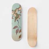  Japanse groene kunstvogels Skateboard (Voorkant)