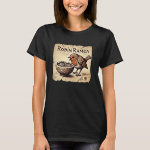 Japanse grotkunst noedels liefhebber wildlife Robi T-shirt