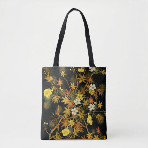 Japanse Herfstbladeren Antieke Botanische Draagtas