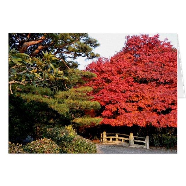 Japanse herfstscène (Voorkant Horizontaal)