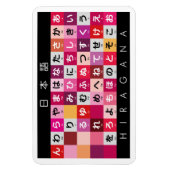 Japanse Hiragana-tabel Magneet (Verticaal)