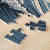 Japanse Hokusai-golf Legpuzzel (Zijkant)