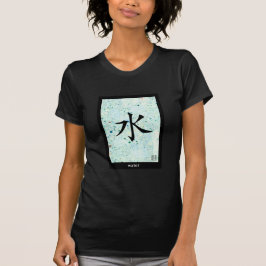 Japanse ideogrammen T-shirt - Water