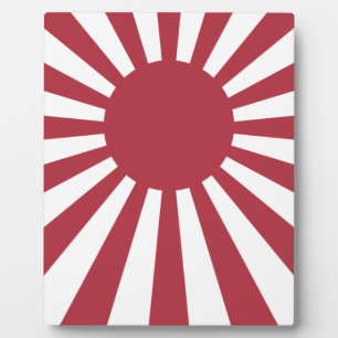 Japanse Imperiale Opgangszonnevlag, Edo tot WO2 Fotoplaat