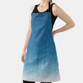 Japanse indigokleurstof blauwe gradatie schort (Insitu)