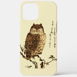  Japanse inktschets van een olifant iPhone 12 Pro Max Hoesje