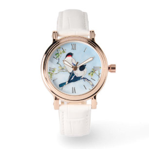  Japanse inktschets van vinken Horloge