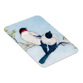 Japanse inktschets van vinken Magneet (Rechterzijde)