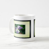 Japanse Iris-bloem ontvouwen Koffiemok (Voorkant links)