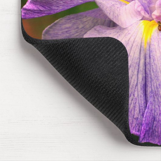 Japanse Iris ontvouwingsventilator Muismat (Hoek)