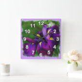 Japanse Iris Wall klok (Huis)