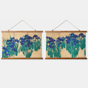 Japanse Irises, Ogata Kōrin Hangend Wandkleed