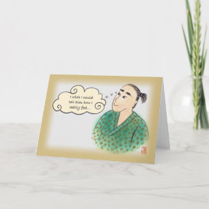 Japanse jongen uit Yukata Love 1 voor zijn Kaart
