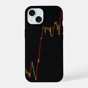 Japanse Kaarsgrafiek iPhone 15 Hoesje