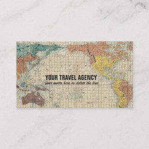  Japanse Kaart van de Wereld Visitekaartje