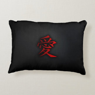 Japanse kanji pillow decoratief kussen