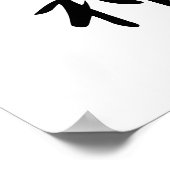 Japanse Kanji voor Thunder - Raijin Poster (Hoek)