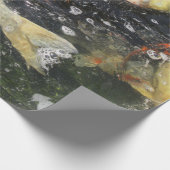 Japanse karp Koi viszwemmen Cadeaupapier (Hoek)