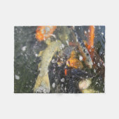 Japanse karp Koi viszwemmen Fleece Deken (Voorkant (Horizontaal))