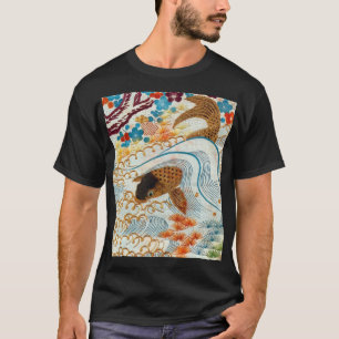 Japanse karper en stromend water T-shirt