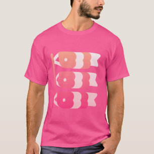 Japanse karper Koi Kanji Koinobori Vlag T-shirt