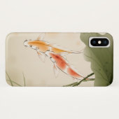 Japanse karper zwemt in lotusvijver Case-Mate iPhone case (Achterkant (horizontaal))