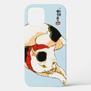 Japanse kat, Kuniyoshi (kleurenkooster) iPhone 12 Hoesje
