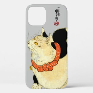 Japanse kat, Utagawa Kuniyoshi, Ukiyo-e iPhone 12 Hoesje