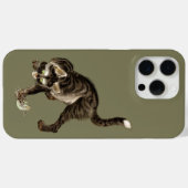 Japanse kat vangen een kikker Case-Mate iPhone case (Achterkant (horizontaal))