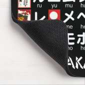 Japanse Katakana-tabel (Hanafuda) Muismat (Hoek)
