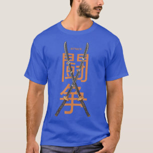 Japanse Katana Sword Bushido Code Japanse Samura T-shirt