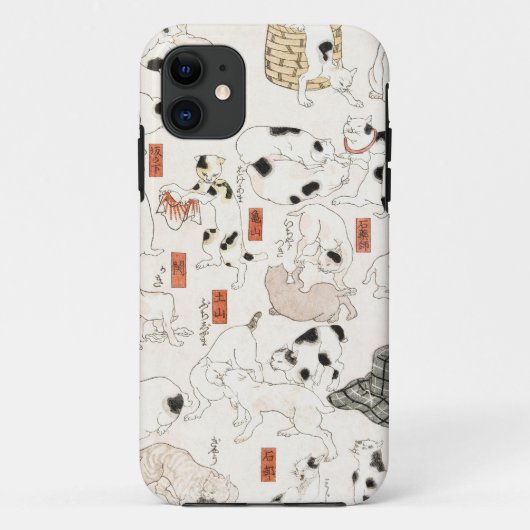 Japanse katten Case-Mate iPhone case (Achterkant)