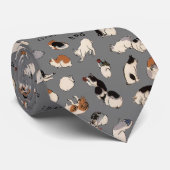 Japanse katten, Hiroshige, Ukiyo-e Stropdas (Opgerold)