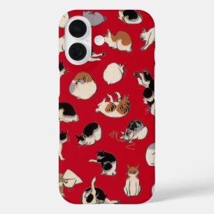 Japanse katten (kleurenkooster) iPhone 16 hoesje