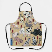 Japanse katten, Kuniyoshi, Ukiyo-e Schort (Voorkant)