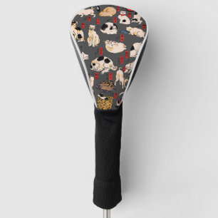 Japanse katten Ukiyo-e Funny kat Golfheadcover