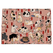 Japanse katten Ukiyo-e Funny kat Groot Cadeauzakje (Voorkant)