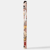 Japanse katten Ukiyo-e Funny kat iPhone Hoesje (Linkerkant)