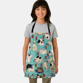 Japanse katten Ukiyo-e Funny kat Schort (Insitu)