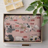 Japanse katten Ukiyo-e Funny kat Tissuepapier (Geschenk)