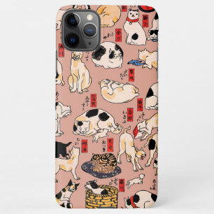 Japanse Katten Ukiyo-e Kunst Grappig iPhone 11Pro Max Hoesje