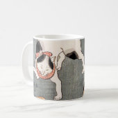 Japanse kattenkunst Koffiemok (Voorkant links)