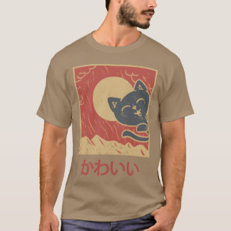 Japanse Kawaii Kat Anime vintage T-shirt