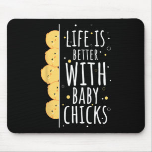 Japanse Kawaii Kip Boerderij Lente Pasen Bag Muismat