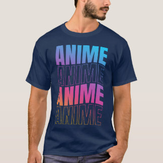 Japanse Kawaii Manga Anime Liefhebber retro T-shirt