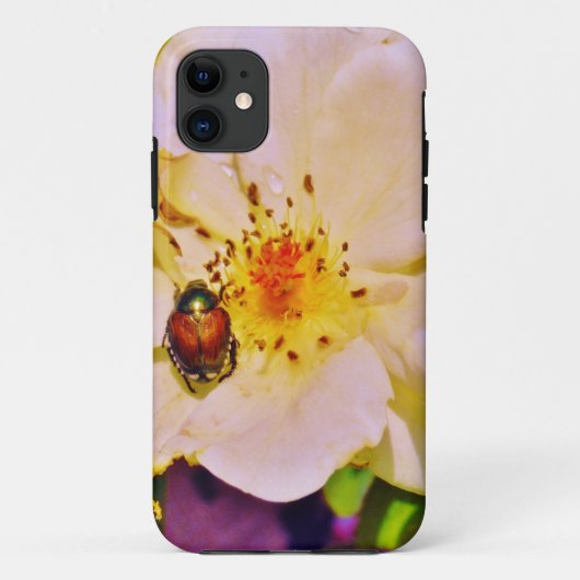 Japanse keet op witte roze Case-Mate iPhone case (Achterkant)