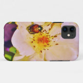 Japanse keet op witte roze Case-Mate iPhone case (Achterkant (horizontaal))