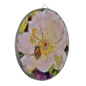 Japanse keet op witte roze dartbord (Voorkant Links)